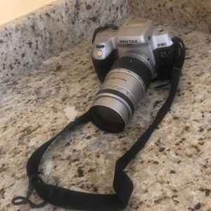 COPY - Pentax film PZ1 camera with 100-300 lens.